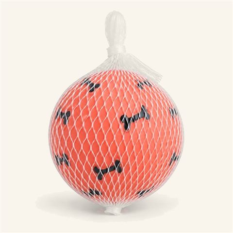Pelota mordedera estampado huesitos